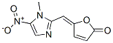 (5E)-5-[(1-methyl-5-nitro-imidazol-2-yl)methylidene]furan-2-one Struktur