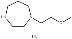 1-(2-Methoxyethyl)-1,4-diazepane HCl Struktur