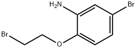 BenzenaMine, 5-broMo-2-(2-broMoethoxy)- Struktur