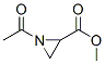 2-Aziridinecarboxylicacid,1-acetyl-,methylester,(1R-trans)-(9CI) Struktur