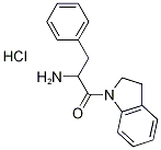 2-Amino-1-(2,3-dihydro-1H-indol-1-yl)-3-phenyl-1-propanone hydrochloride Struktur