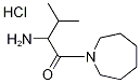 2-Amino-1-(1-azepanyl)-3-methyl-1-butanonehydrochloride Struktur