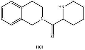 3,4-Dihydro-2(1H)-isoquinolinyl(2-piperidinyl)-methanone hydrochloride Struktur