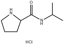 N-Isopropyl-2-pyrrolidinecarboxamide hydrochloride Struktur