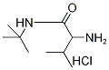 2-Amino-N-(tert-butyl)-3-methylbutanamidehydrochloride Struktur