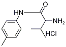 2-Amino-3-methyl-N-(4-methylphenyl)butanamidehydrochloride Struktur