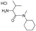 2-Amino-N-cyclohexyl-N,3-dimethylbutanamidehydrochloride Struktur