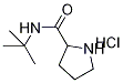 N-(tert-Butyl)-2-pyrrolidinecarboxamidehydrochloride Struktur