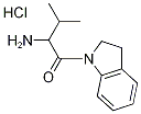 2-Amino-1-(2,3-dihydro-1H-indol-1-yl)-3-methyl-1-butanone hydrochloride Struktur