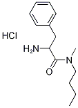 2-Amino-N-butyl-N-methyl-3-phenylpropanamidehydrochloride Struktur