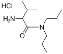 2-Amino-3-methyl-N,N-dipropylbutanamidehydrochloride Struktur