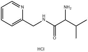 2-Amino-3-methyl-N-(2-pyridinylmethyl)butanamidehydrochloride Struktur