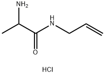 N-Allyl-2-aminopropanamide hydrochloride Struktur