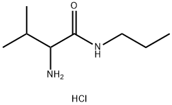 2-Amino-3-methyl-N-propylbutanamide hydrochloride Struktur