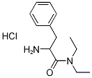 2-Amino-N,N-diethyl-3-phenylpropanamidehydrochloride Struktur