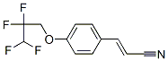 4-(2,2,3,3-TETRAFLUOROPROPOXY)CINNAMONITRILE Struktur