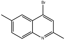 4-BROMO-2,6-DIMETHYLQUINOLINE Struktur