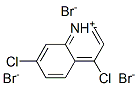 4,7-dichloroquinolinium tribromide Struktur