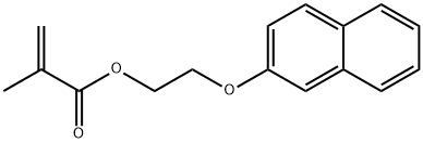 2-(2-NAPHTHYLOXY)-ETHYL METHACRYLATE Struktur