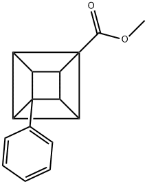 METHYL 4-PHENYLCUBANECARBOXYLATE Struktur