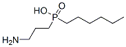 3-aminopropyl(hexyl)phosphinic acid Struktur