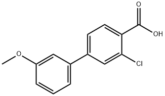 2-CHLORO-4-(3-METHOXYPHENYL)BENZOIC ACID Struktur