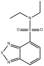 N,N-diethyl-2,1,3-benzothiadiazole-4-sulfonamide Struktur