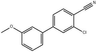 2-Chloro-4-(3-Methoxyphenyl)benzonitrile Struktur