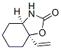 2(3H)-Benzoxazolone,7a-ethenylhexahydro-,cis-(9CI) Struktur