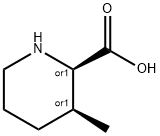 (+/-)-CIS-3-METHYL-2-PIPERIDINECARBOXYLIC ACID Struktur