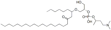 1-stearoyl-2-capryl sn-glycero-3-phospho-N-trimethylpropanolamine Struktur