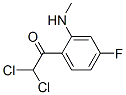 Ethanone,  2,2-dichloro-1-[4-fluoro-2-(methylamino)phenyl]- Struktur