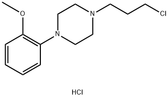 1-(2-METHOXYPHENYL)-4-(3-CHLOROPROPYL)PIPERAZINE DIHYDROCHLORIDE Struktur