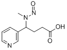 4-(methylnitrosamino)-4-(3-pyridyl)butyric acid Struktur