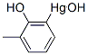 Hydroxymercury cresol Struktur