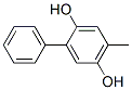 4-Methylbiphenyl-2,5-diol Struktur