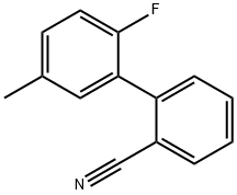 2-(2-fluoro-5-Methylphenyl)benzonitrile Struktur