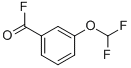 Benzoyl fluoride, 3-(difluoromethoxy)- (9CI) Struktur