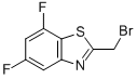 2-(BROMOMETHYL)-5,7-DIFLUOROBENZOTHIAZOLE Struktur