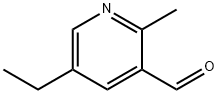 3-Pyridinecarboxaldehyde, 5-ethyl-2-methyl- (9CI) Struktur