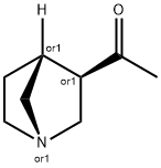 Ethanone, 1-(1-azabicyclo[2.2.1]hept-3-yl)-, exo- (9CI) Struktur