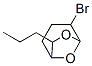 6,8-Dioxabicyclo3.2.1octane, 4-bromo-7-propyl-, (exo,exo)- Struktur