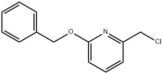 2-(BENZYLOXY)-6-(CHLOROMETHYL)PYRIDINE Struktur