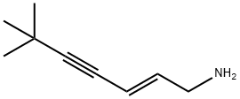 (E)-6,6-Dimethyl-2-hept-1-en-4-yn-1-amine Struktur