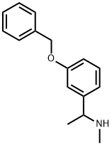 N-[1-(3’-Benzyloxyphenyl)ethyl]-N-methylamine Struktur