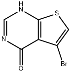 5-broMothieno[2,3-d]pyriMidin-4-ol Struktur