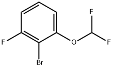 2-BroMo-1-(difluoroMethoxy)-3-fluorobenzene Struktur