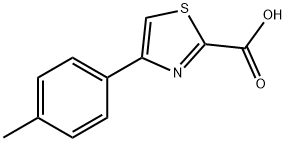 2-Thiazolecarboxylic  acid,4-(4-methylphenyl)- Struktur