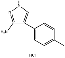 4-p-Tolyl-2H-pyrazol-3-ylamine hydrochloride Struktur