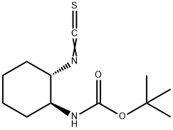 N-[(1S,2S)-2-isothiocyanatocyclohexyl]-CarbaMic acid-1,1-diMethylethyl ester Struktur